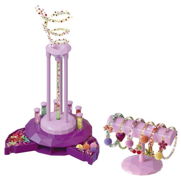 Loisir créatif - LANSAY - SHINY POP - Création bracelets - L'ATELIER DES BRACELETS - Présentoir bijoux - Des 6 ans