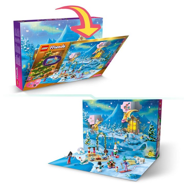 LEGO Friends 42698 - Calendrier de l'Avent 2026 - 24 Surprises Poupées et Animaux - Set pour Enfant - A partir de 6 ans