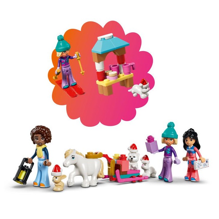 LEGO Friends 42698 - Calendrier de l'Avent 2026 - 24 Surprises Poupées et Animaux - Set pour Enfant - A partir de 6 ans