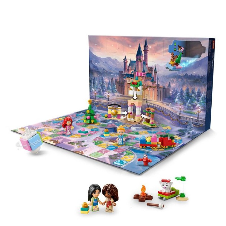 LEGO | Disney Princess 43298 - Calendrier de l'Avent 2026 - 24 Jouets + Jeu de Plateau - Set pour Enfant - A partir de 5 ans