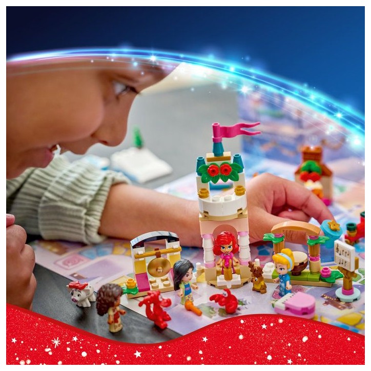 LEGO | Disney Princess 43298 - Calendrier de l'Avent 2026 - 24 Jouets + Jeu de Plateau - Set pour Enfant - A partir de 5 ans