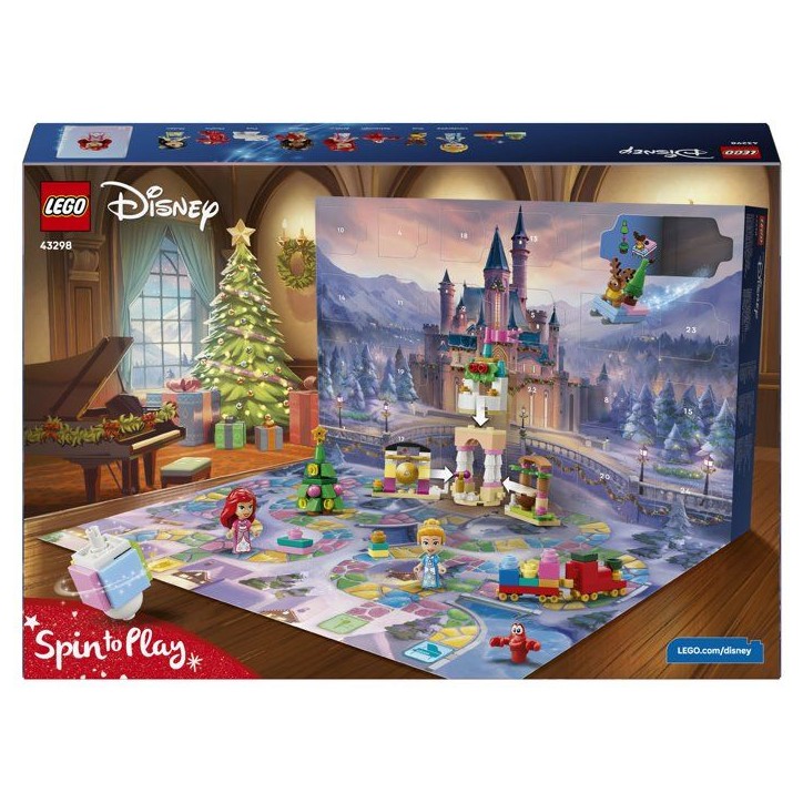LEGO | Disney Princess 43298 - Calendrier de l'Avent 2026 - 24 Jouets + Jeu de Plateau - Set pour Enfant - A partir de 5 ans