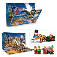LEGO City 60510 - Calendrier de l'Avent 2026 - 24 Surprises + Tapis At