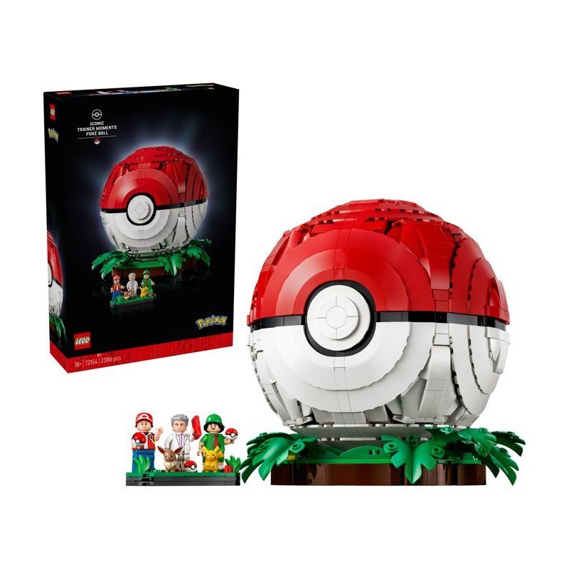LEGO Pokémon 72154 - Poké Ball, Moment culte pour dresseur - Set Col