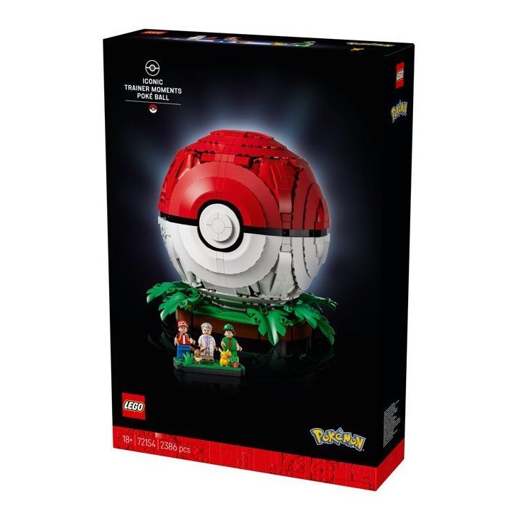 LEGO Pokémon 72154 - Poké Ball, Moment culte pour dresseur - Set Collector pour Adulte - Idée Cadeau Gaming