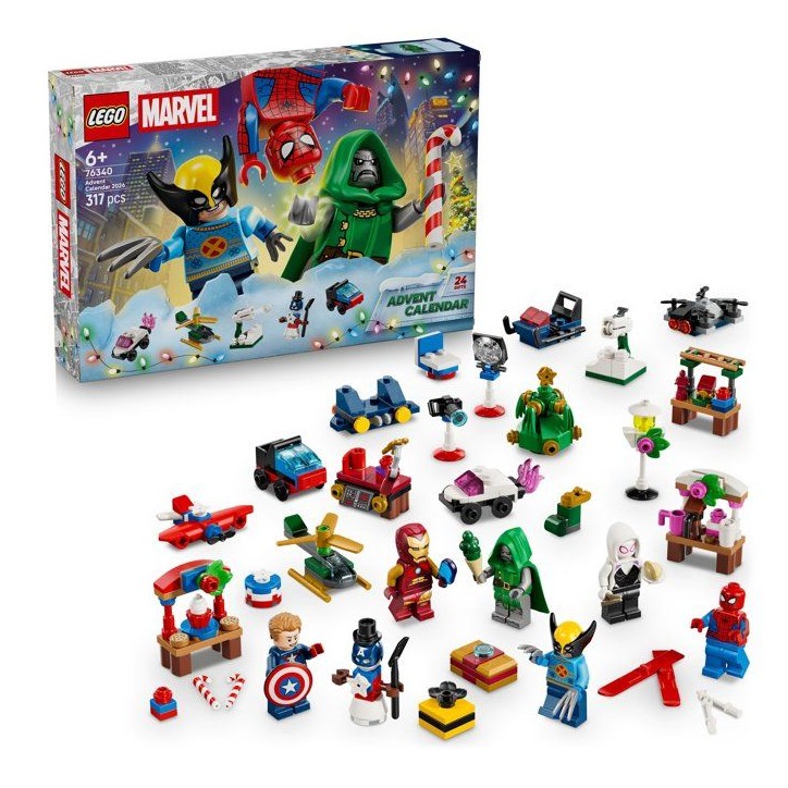 LEGO | Marvel 76340 - Calendrier de l'Avent 2026 - 24 Surprises Super-Héros - Set pour Enfant - A partir de 6 ans LEGO | Marvel 76340 - Calendrier de l'Avent 2026 - 24 Surprises Super-Héros - Set pour Enfant - A partir de 6 ans
