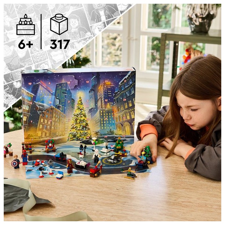 LEGO | Marvel 76340 - Calendrier de l'Avent 2026 - 24 Surprises Super-Héros - Set pour Enfant - A partir de 6 ans LEGO | Marvel 76340 - Calendrier de l'Avent 2026 - 24 Surprises Super-Héros - Set pour Enfant - A partir de 6 ans