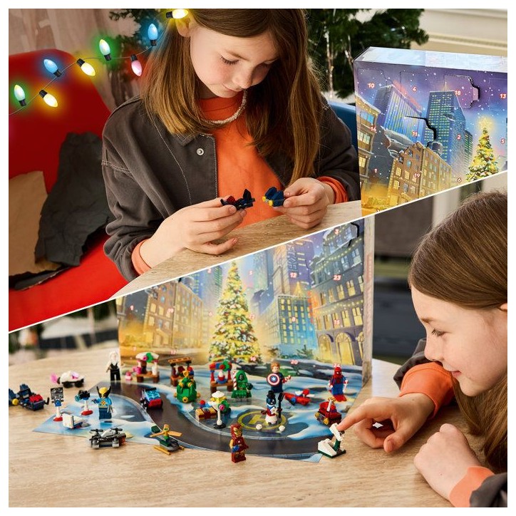 LEGO | Marvel 76340 - Calendrier de l'Avent 2026 - 24 Surprises Super-Héros - Set pour Enfant - A partir de 6 ans LEGO | Marvel 76340 - Calendrier de l'Avent 2026 - 24 Surprises Super-Héros - Set pour Enfant - A partir de 6 ans