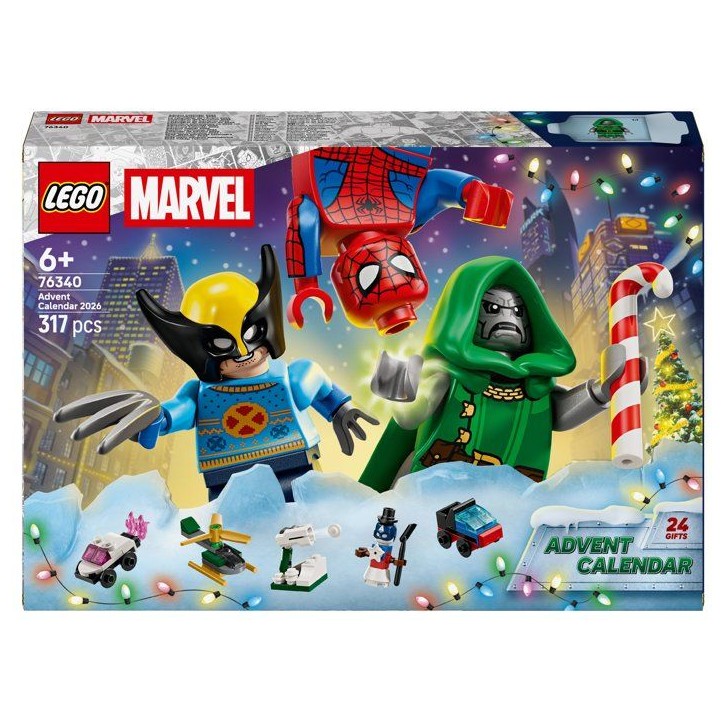 LEGO | Marvel 76340 - Calendrier de l'Avent 2026 - 24 Surprises Super-Héros - Set pour Enfant - A partir de 6 ans LEGO | Marvel 76340 - Calendrier de l'Avent 2026 - 24 Surprises Super-Héros - Set pour Enfant - A partir de 6 ans