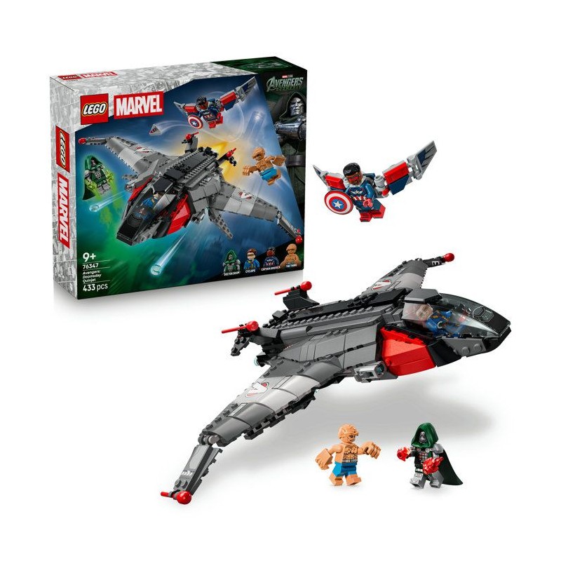 LEGO | Marvel 76347 Avengers : Doomsday Le Quinjet - Jouet de Construc