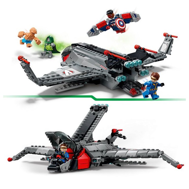 LEGO | Marvel 76347 Avengers : Doomsday Le Quinjet - Jouet de Construction 9 ans - Avion LEGO | Marvel 76347 Avengers : Doomsday Le Quinjet - Jouet de Construction 9 ans - Avion