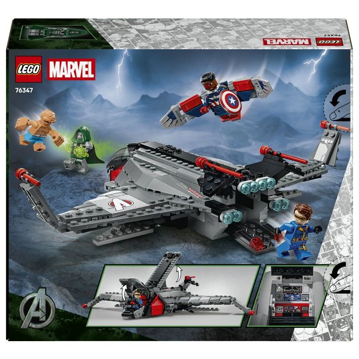 LEGO | Marvel 76347 Avengers : Doomsday Le Quinjet - Jouet de Construction 9 ans - Avion LEGO | Marvel 76347 Avengers : Doomsday Le Quinjet - Jouet de Construction 9 ans - Avion