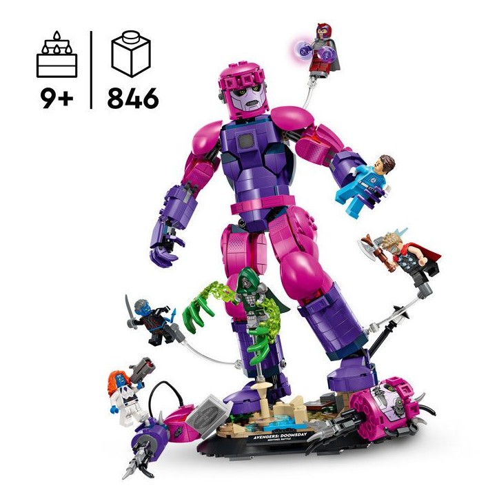 LEGO | Marvel 76348 Le Combat Légendaire Avengers : Doomsday - Jeu de Construction 9 ans LEGO | Marvel 76348 Le Combat Légendaire Avengers : Doomsday - Jeu de Construction 9 ans