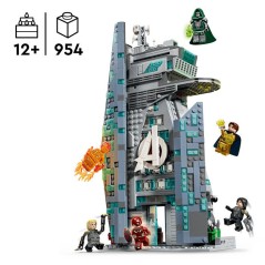 LEGO | Marvel 76352 Avengers : Doomsday La Nouvelle Tour des Avengers - Maquette a partir de 12 ans