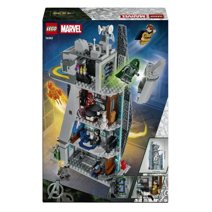 LEGO | Marvel 76352 Avengers : Doomsday La Nouvelle Tour des Avengers - Maquette a partir de 12 ans LEGO | Marvel 76352 Avengers : Doomsday La Nouvelle Tour des Avengers - Maquette a partir de 12 ans