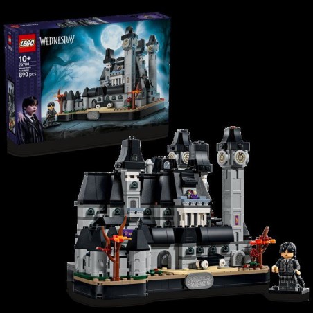 LEGO Mercredi 76788 L'Académie Nevermore - Maquette d'École avec 3 F