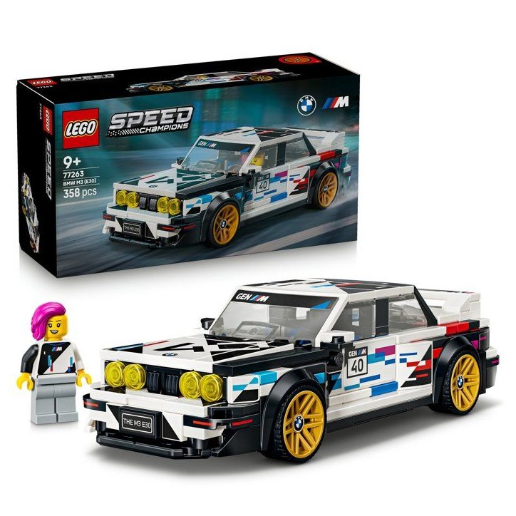 LEGO Speed Champions 77263 BMW M3 (E30) - Voiture Jouet pour Garçon ou Fille des 9 ans LEGO Speed Champions 77263 BMW M3 (E30) - Voiture Jouet pour Garçon ou Fille des 9 ans