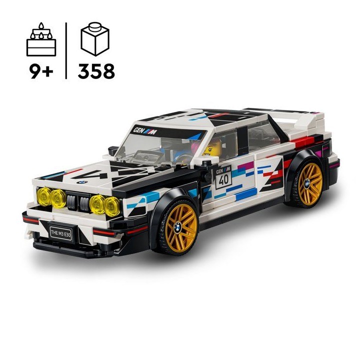 LEGO Speed Champions 77263 BMW M3 (E30) - Voiture Jouet pour Garçon ou Fille des 9 ans LEGO Speed Champions 77263 BMW M3 (E30) - Voiture Jouet pour Garçon ou Fille des 9 ans