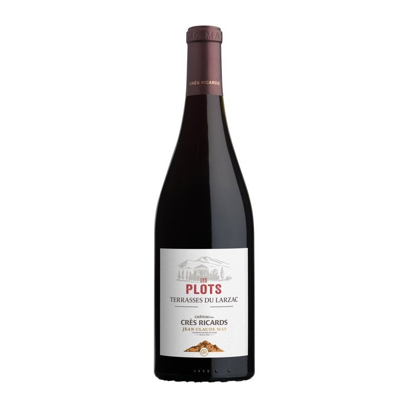 Château des Cres Ricards Les Plots 2023 Terrasses du Larzac - Vin rou