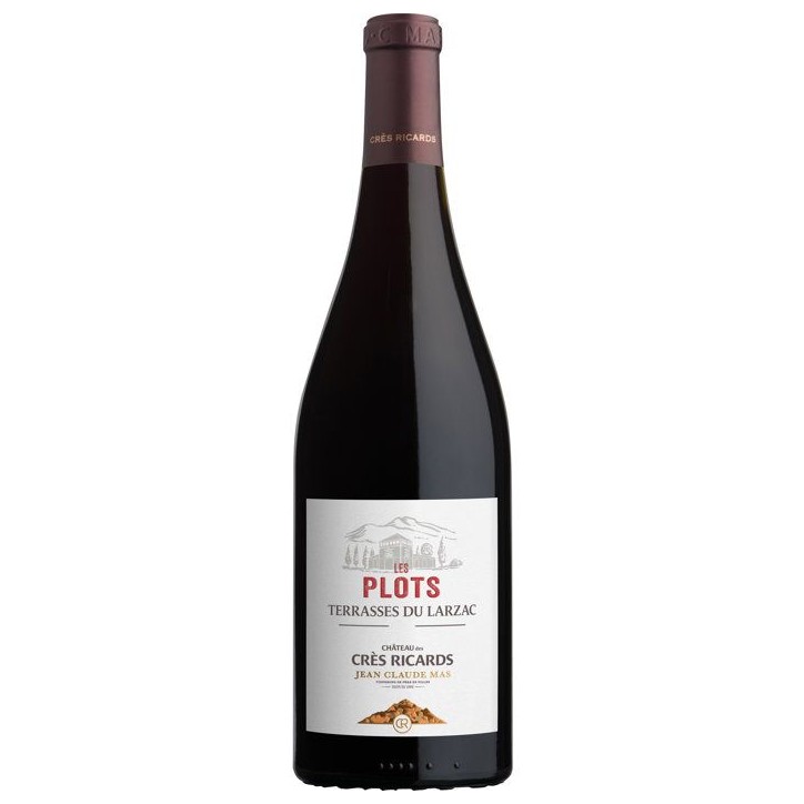 Château des Cres Ricards Les Plots 2023 Terrasses du Larzac - Vin rouge de Languedoc