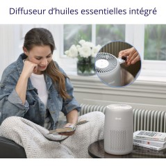 Purificateur d'air - Levoit - Core Mini Pro - Filtration 3 étapes - S