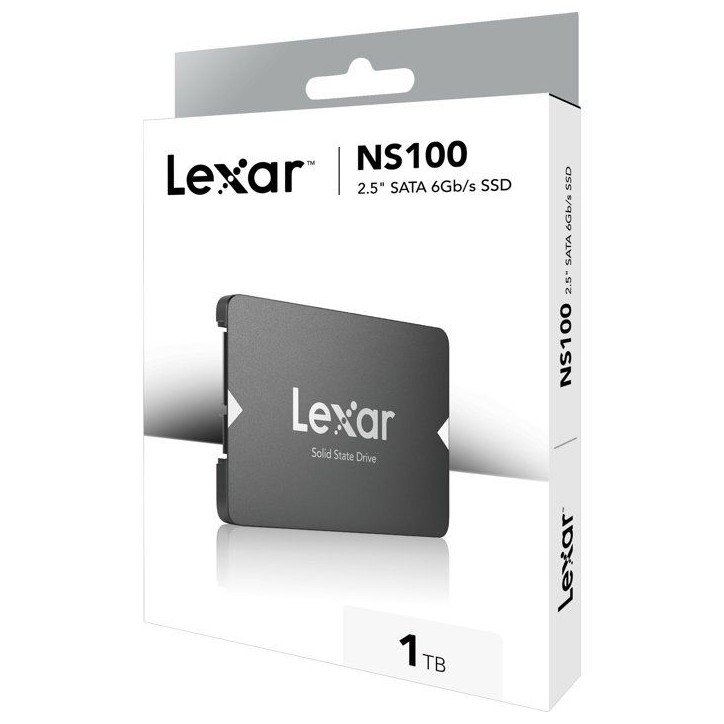 LEXAR - NS100 - Disque dur SSD - 128 Go - 2.5” SATA (6 Gb/s) LEXAR - NS100 - Disque dur SSD - 128 Go - 2.5” SATA (6 Gb/s)