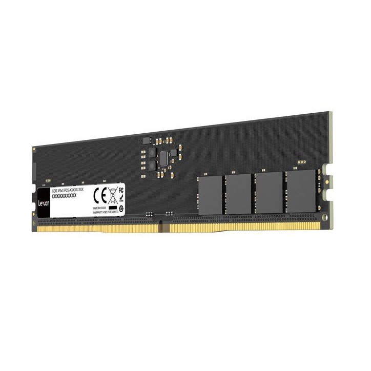 Barrette Mémoire - LEXAR - DDR5 16 Go - 288 PIN U-DIMM - 4800 MHz CL46 - 1.1 V - Blister Barrette Mémoire - LEXAR - DDR5 16 Go - 288 PIN U-DIMM - 4800 MHz CL46 - 1.1 V - Blister