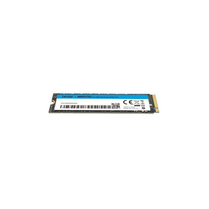 LEXAR - NM610PRO - Disque dur SSD - 2 To - M.2 2280 PCIe Gen 3x4 LEXAR - NM610PRO - Disque dur SSD - 2 To - M.2 2280 PCIe Gen 3x4
