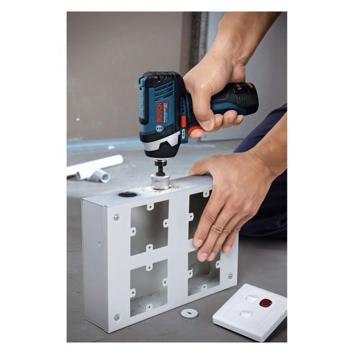 Visseuse a chocs Bosch Professional GDR 12V-105 + 2 batteries 2,0Ah + LBOXX 2600 tr/min - 06019A6977 Visseuse a chocs Bosch Professional GDR 12V-105 + 2 batteries 2,0Ah + LBOXX 2600 tr/min - 06019A6977