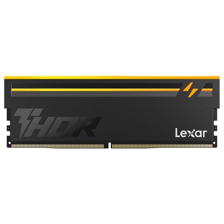 Barrette Mémoire - LEXAR THOR 2.0 - DDR5 6000 - CL36 1.3 V - 32 Go (2x 16 Go) - Dissipateur thermique + RGB - Noir