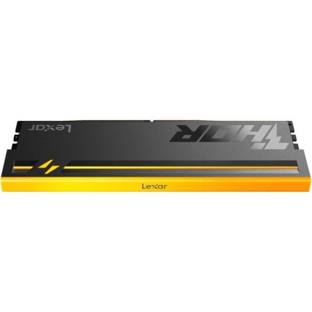 Barrette Mémoire - LEXAR THOR 2.0 - DDR5 6000 - CL36 1.3 V - 32 Go (2x 16 Go) - Dissipateur thermique + RGB - Noir