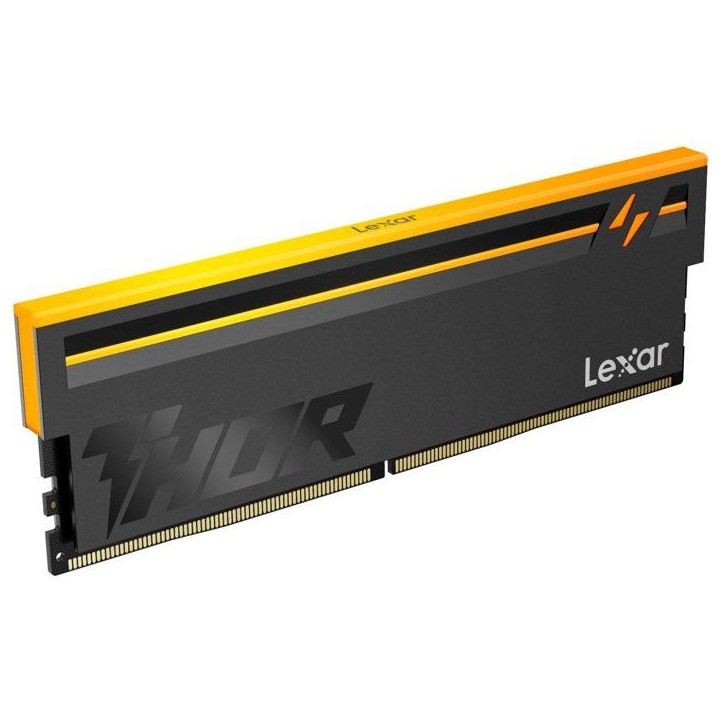 Barrette Mémoire - LEXAR THOR 2.0 - DDR5 6000 - CL36 1.3 V - 32 Go (2x 16 Go) - Dissipateur thermique + RGB - Noir