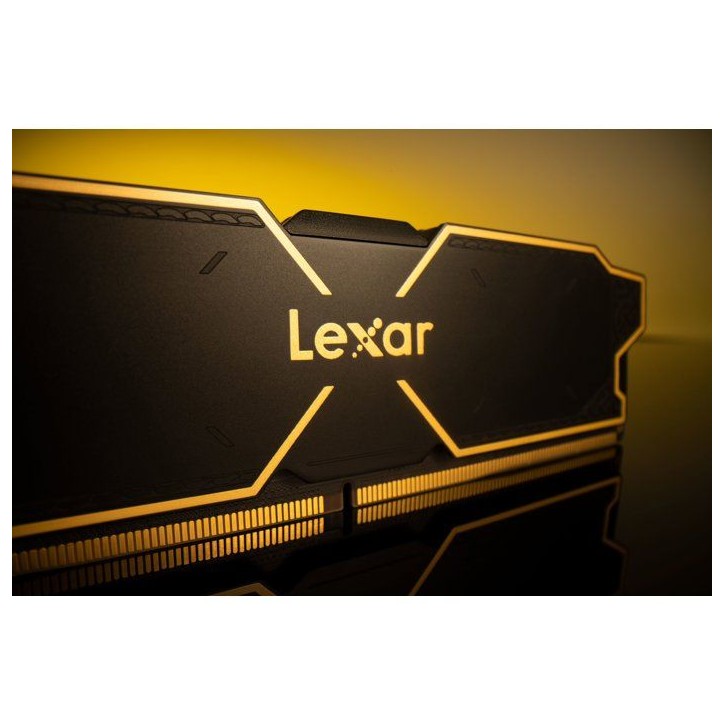 Barrette Mémoire - LEXAR THOR 2.0 - DDR5 6000 - CL36 1.3 V - 32 Go (2x 16 Go) - Dissipateur thermique + RGB - Noir