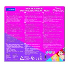 Réveil projecteur Disney Princesse