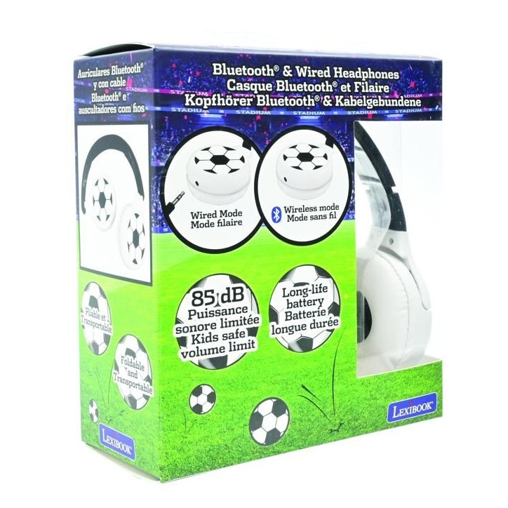 Casque 2 en 1 Football Bluetooth et Filaire avec limitation de son Casque 2 en 1 Football Bluetooth et Filaire avec limitation de son