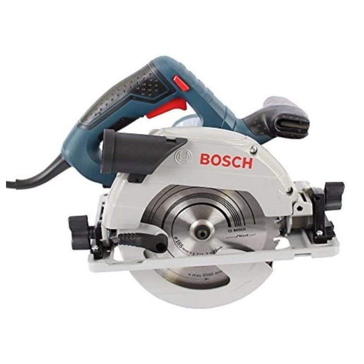 Scie circulaire Bosch Professional GKS 55+ GCE - 1350 W - Capacité de coupe de 63 mm - 0601682100 Scie circulaire Bosch Professional GKS 55+ GCE - 1350 W - Capacité de coupe de 63 mm - 0601682100