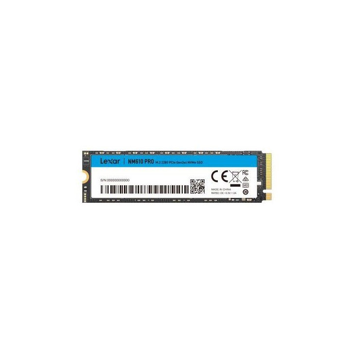 LEXAR - NM610PRO - Disque dur SSD - 1 To - M.2 2280 PCIe Gen 3x4
