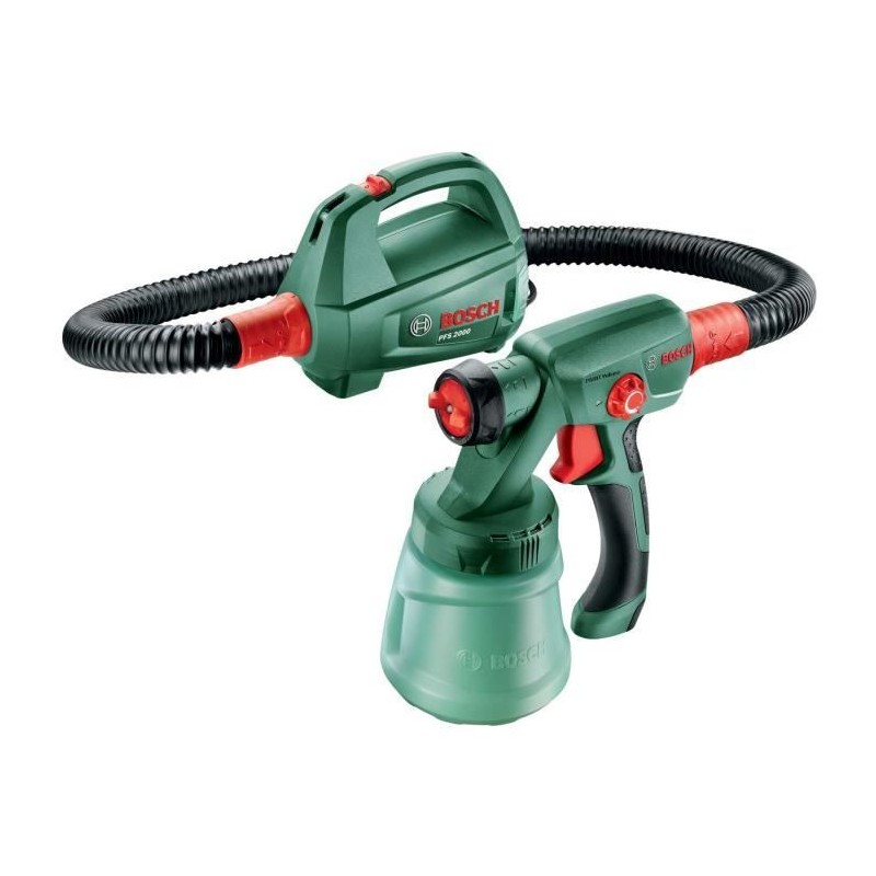 Pistolet a peinture BOSCH PFS 3000-2 650W - Basse pression - Pour int Pistolet a peinture BOSCH PFS 3000-2 650W - Basse pression - Pour int