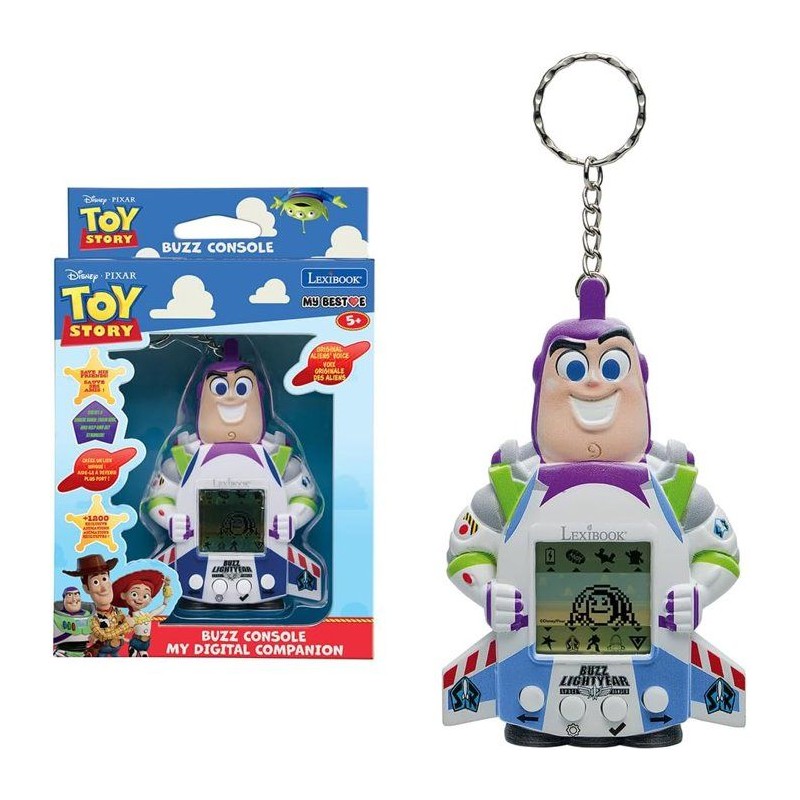 LEXIBOOK - Console Toy Story My Best-E avec écran LCD comprenant 3 je