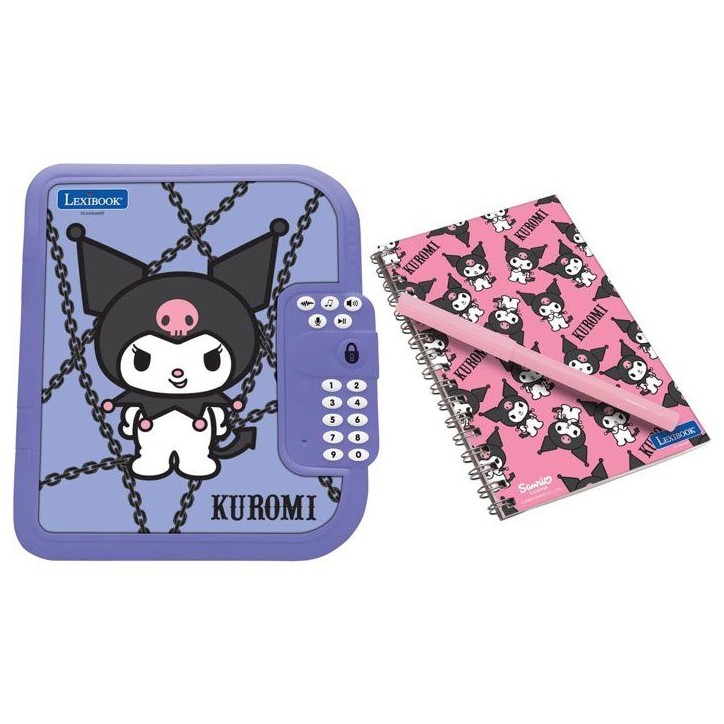 LEXIBOOK - Journal intime électronique avec coffre-fort - Kuromi