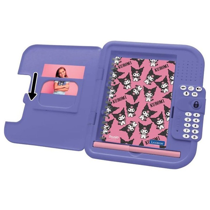 LEXIBOOK - Journal intime électronique avec coffre-fort - Kuromi