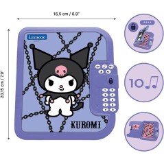 LEXIBOOK - Journal intime électronique avec coffre-fort - Kuromi