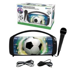 Enceinte Bluetooth - Lexibook - Football - Boule a Neige Stitch - Bleu