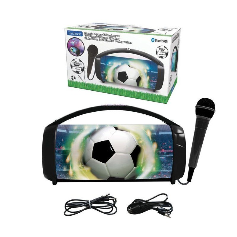 Enceinte Bluetooth - Lexibook - Football - Boule a Neige Stitch - Bleu