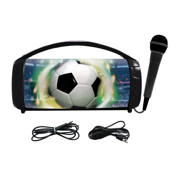 Enceinte Bluetooth - Lexibook - Football - Boule a Neige Stitch - Bleu - Rechargeable USB-C - Design décoratif Enceinte Bluetooth - Lexibook - Football - Boule a Neige Stitch - Bleu - Rechargeable USB-C - Design décoratif