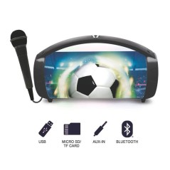Enceinte Bluetooth - Lexibook - Football - Boule a Neige Stitch - Bleu