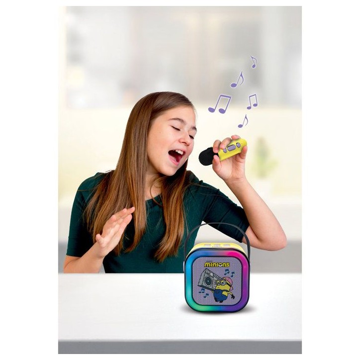 LEXIBOOK - Enceinte Karaoké Portable Stitch avec un microphone sans fil