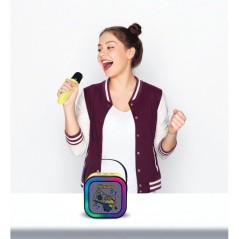 LEXIBOOK - Enceinte Karaoké Portable Stitch avec un microphone sans
