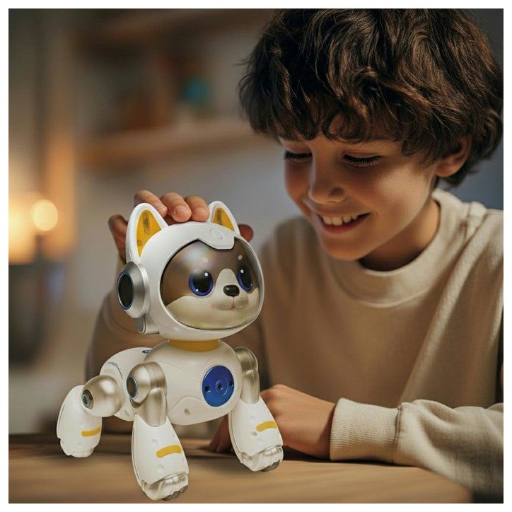LEXIBOOK - Cyber Power Puppy – Mon fidele compagnon high-tech - Commande vocale télécommandé - Danse marche imite un vrai c LEXIBOOK - Cyber Power Puppy – Mon fidele compagnon high-tech - Commande vocale télécommandé - Danse marche imite un vrai c