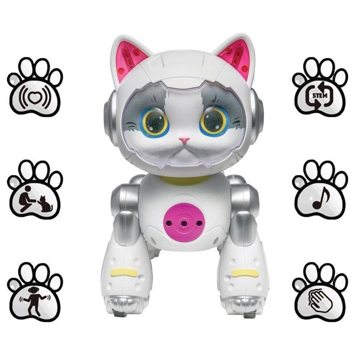 LEXIBOOK - Cyber Power Kitty – Mon fidele compagnon high-tech - Commande vocale télécommandé - Danse marche imite un vrai LEXIBOOK - Cyber Power Kitty – Mon fidele compagnon high-tech - Commande vocale télécommandé - Danse marche imite un vrai